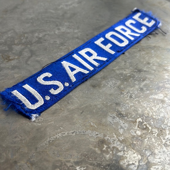 U.S. AIR FORCE blue tape patch, vintage - Picture 4 of 11